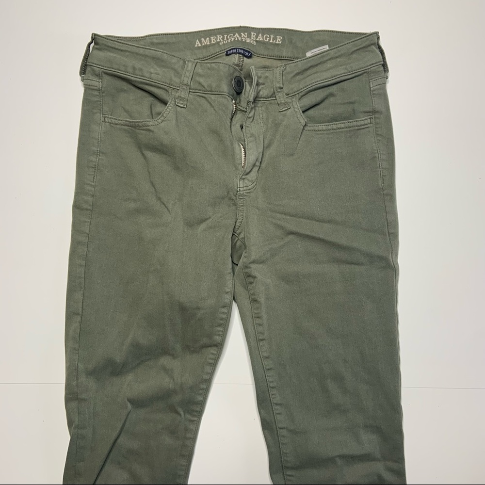 American Eagle Women’s Green Jegging Jeans
